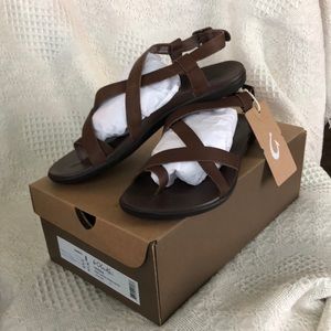 Olukai UPENA Women’s Kona Coffee leather sandal